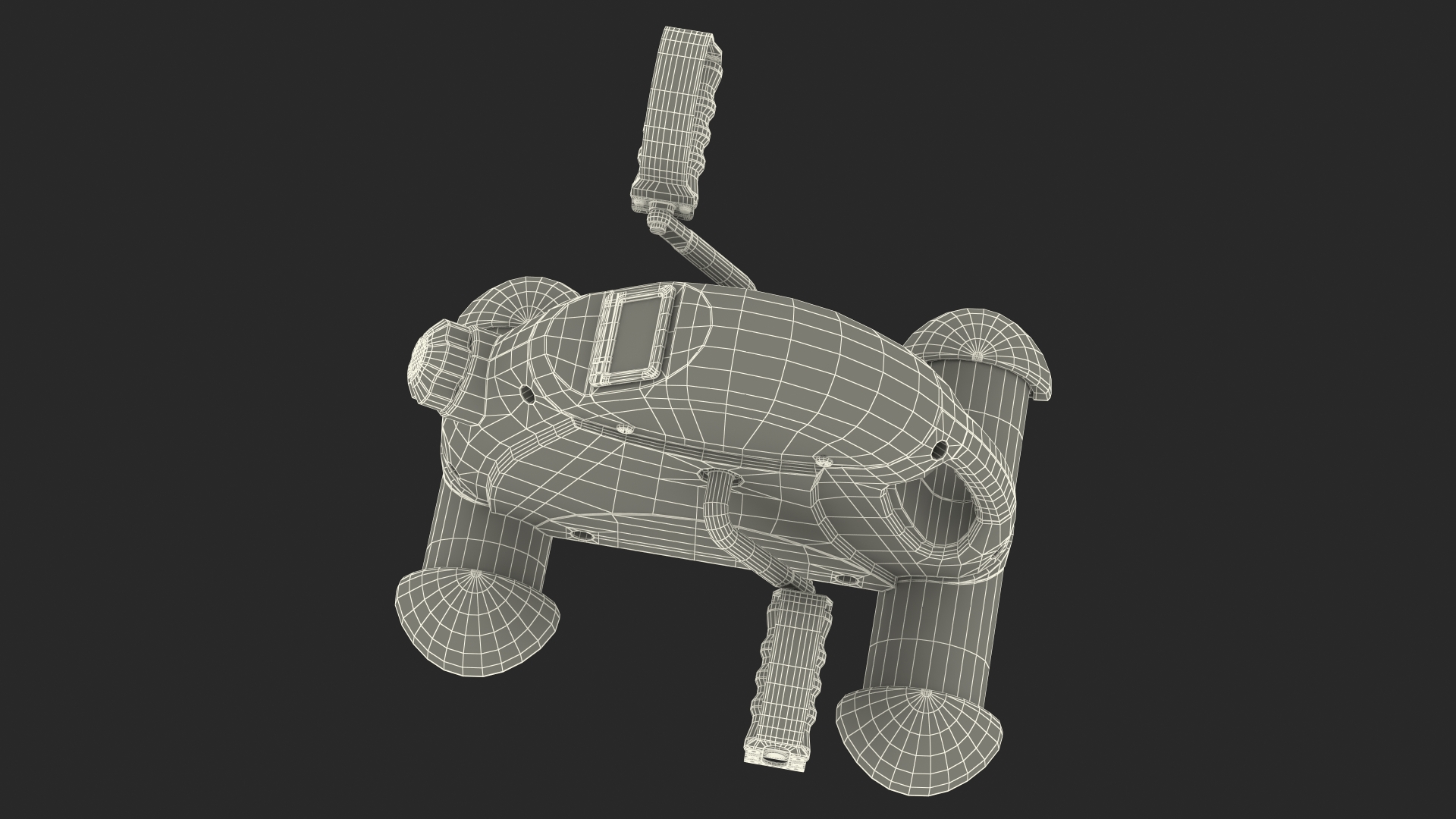 Mini Exercise Bike Black 3D model