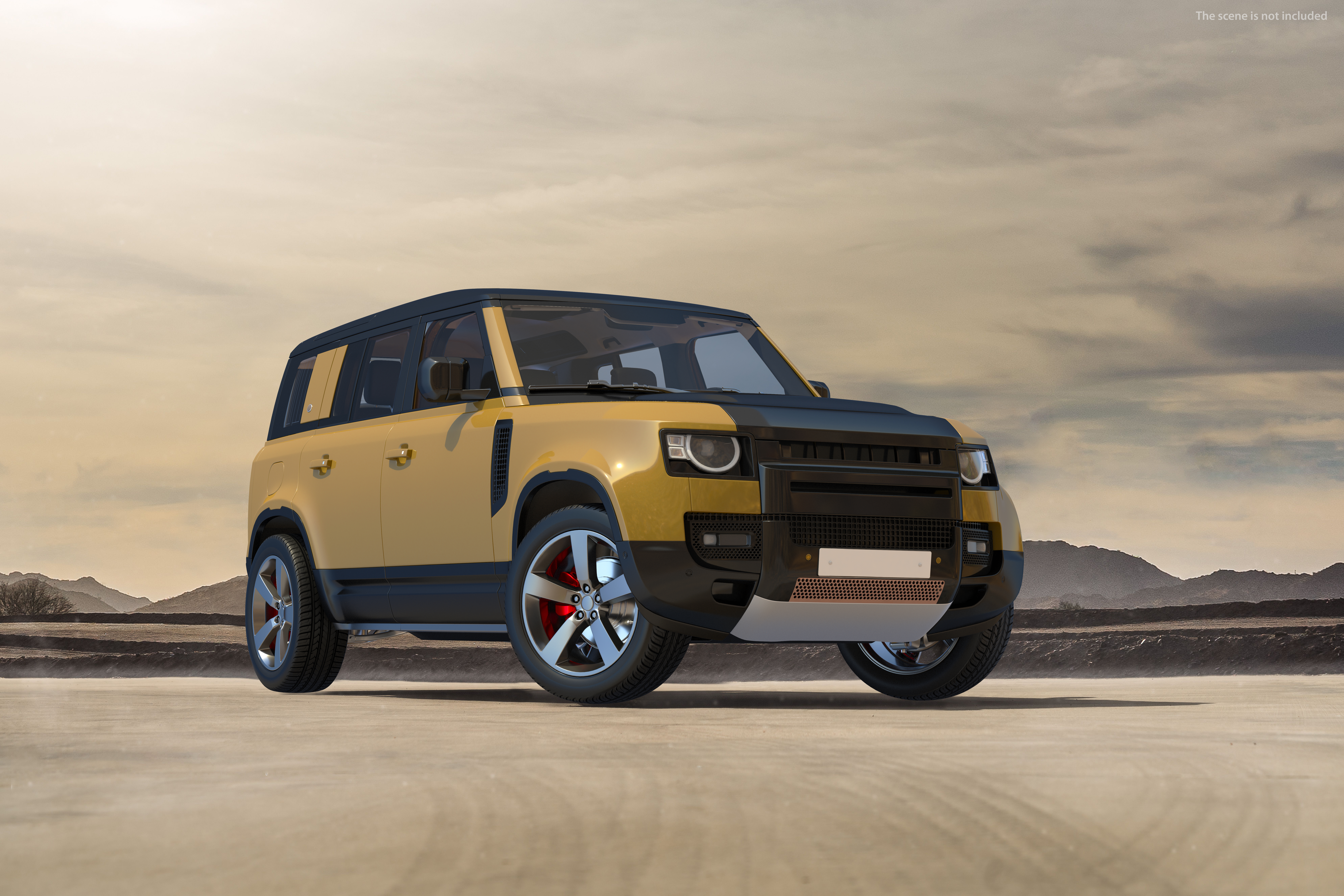 Comfortable SUV Rigged 3D
