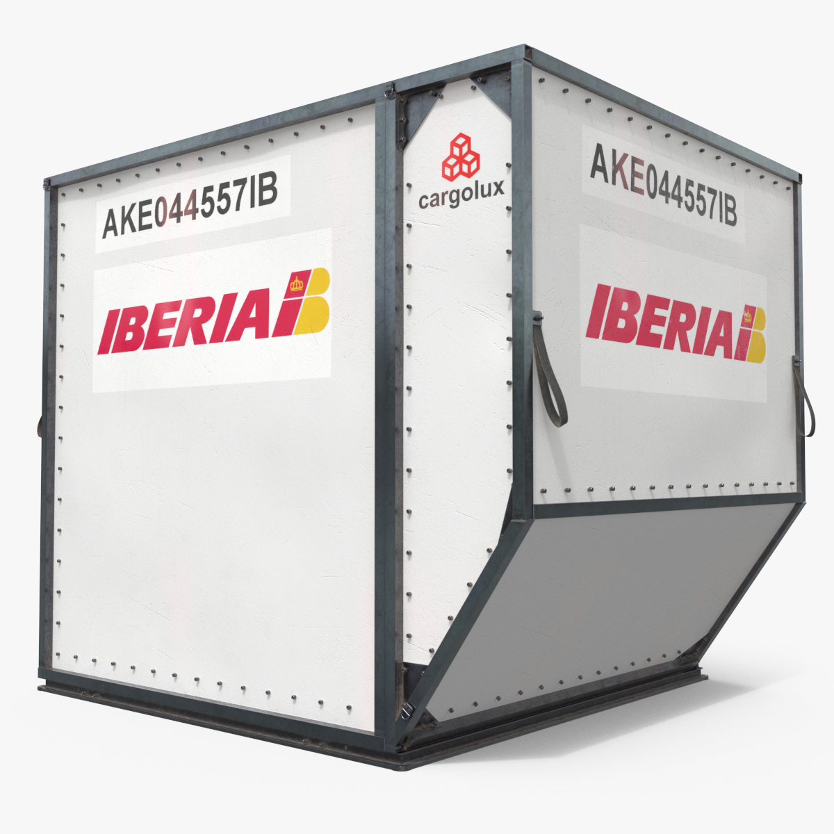 Iberia AKE ULD Container White