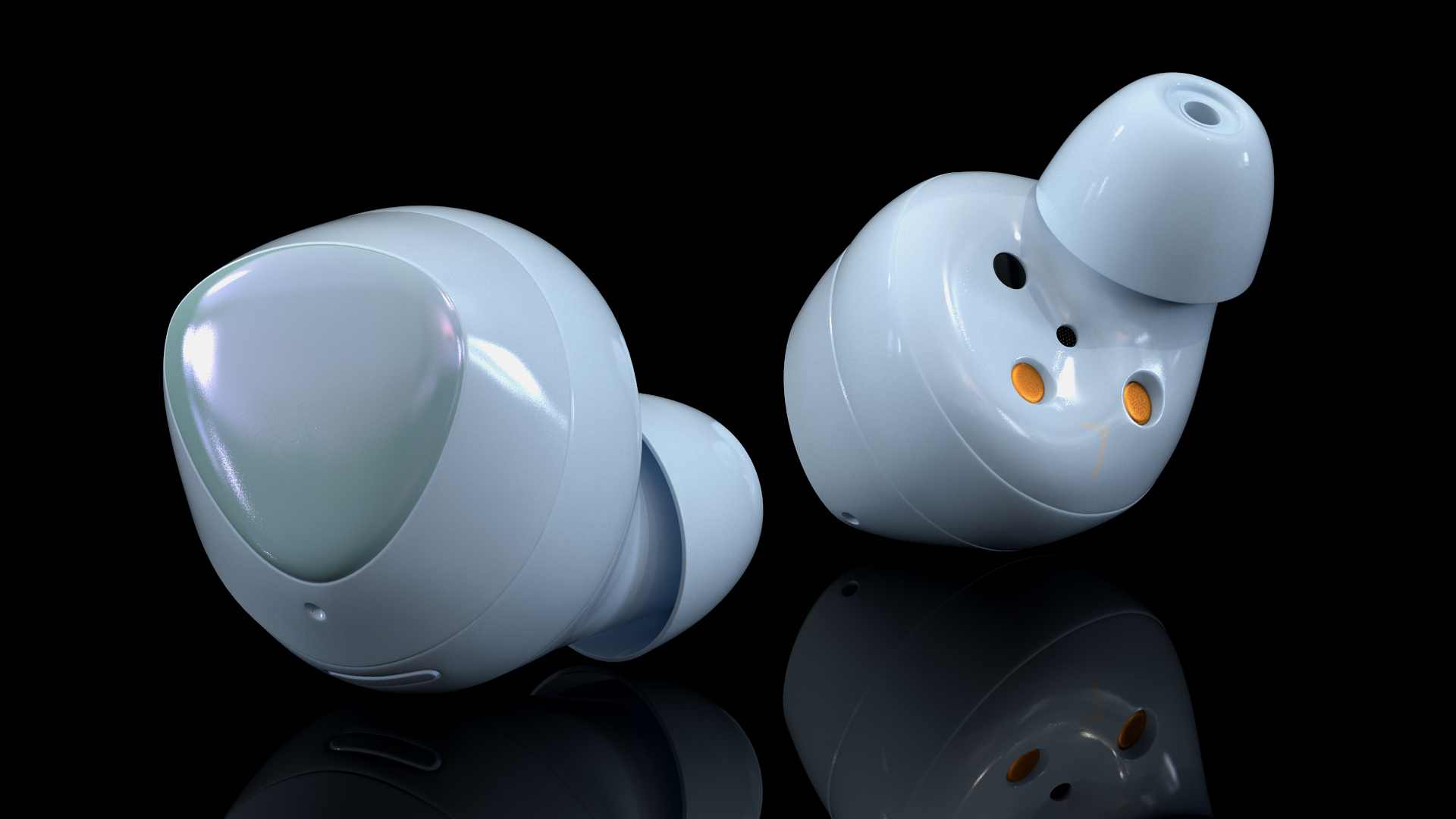 3D Samsung Galaxy Buds Plus TWS Earbuds Blue