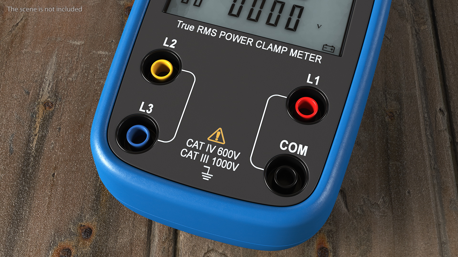 Clamp Digital Wattmeter CEM Blue 3D