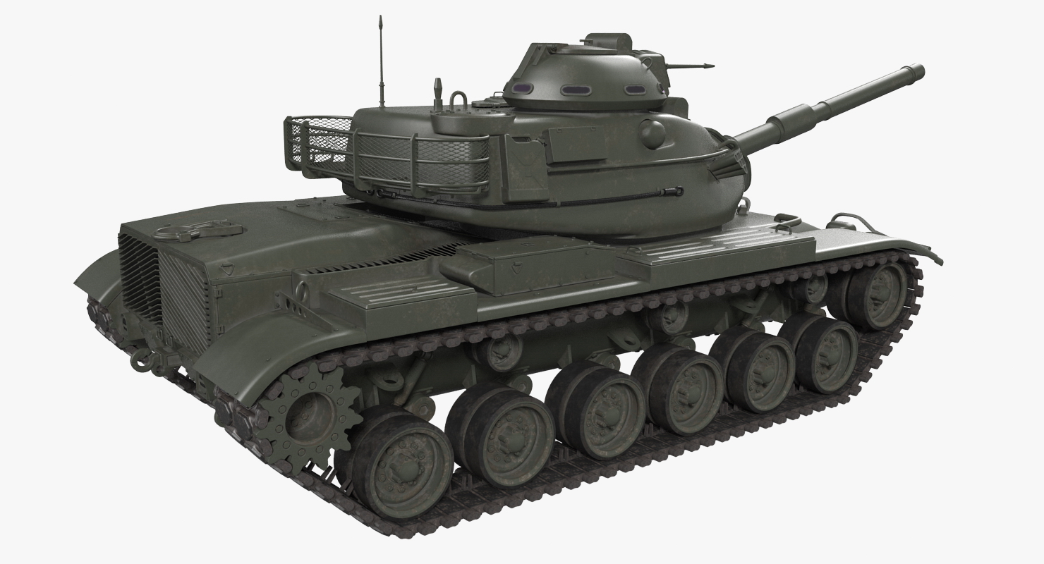 Main Battle Tank M60 Patton 3D
