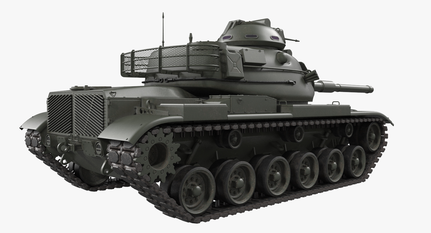Main Battle Tank M60 Patton 3D
