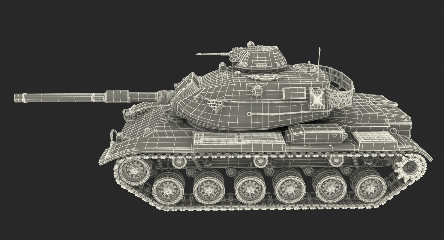 Main Battle Tank M60 Patton 3D