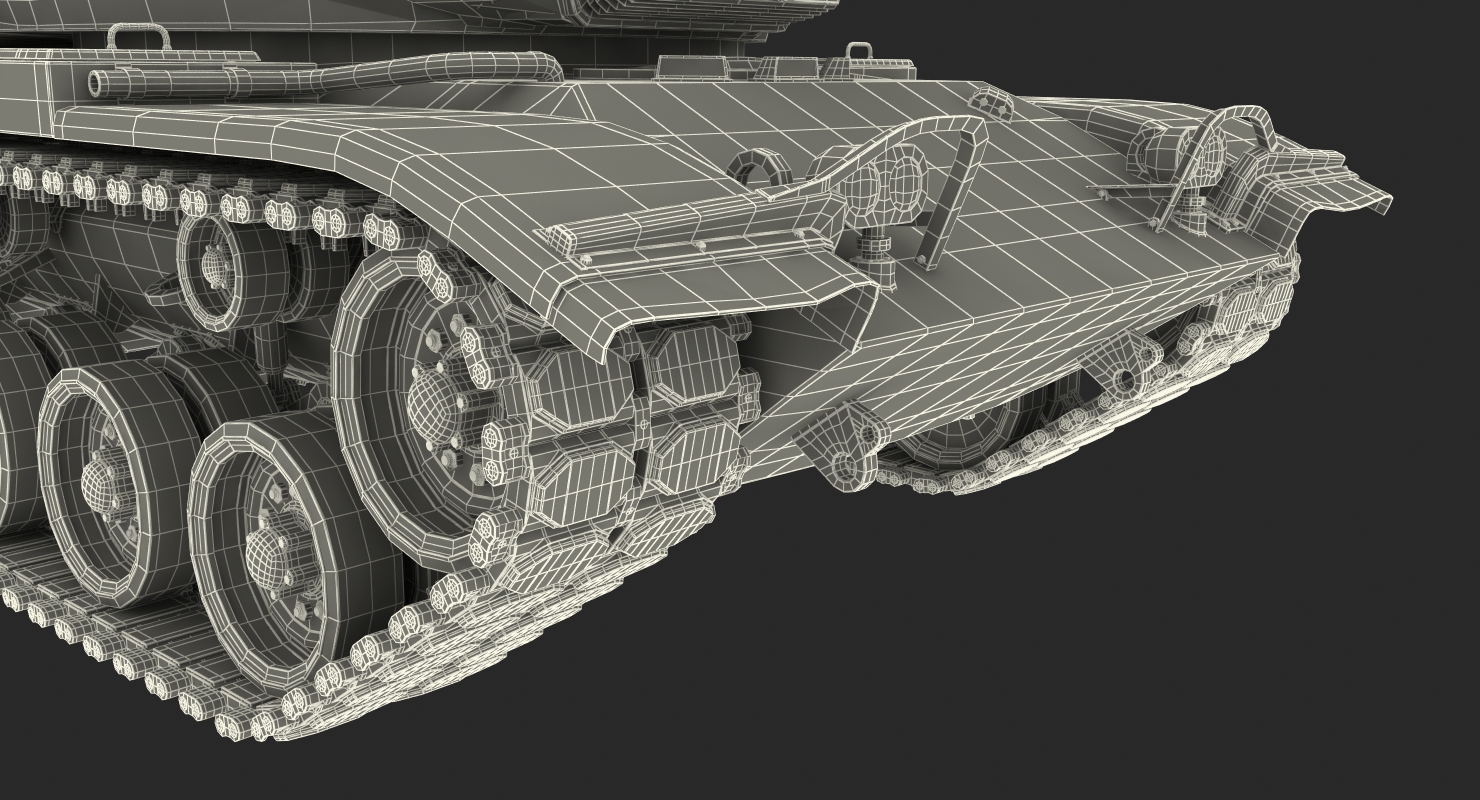Main Battle Tank M60 Patton 3D
