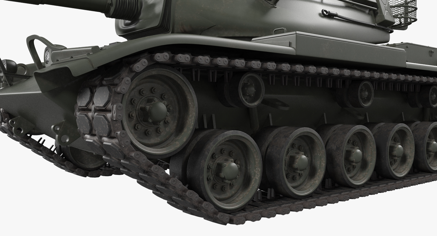 Main Battle Tank M60 Patton 3D
