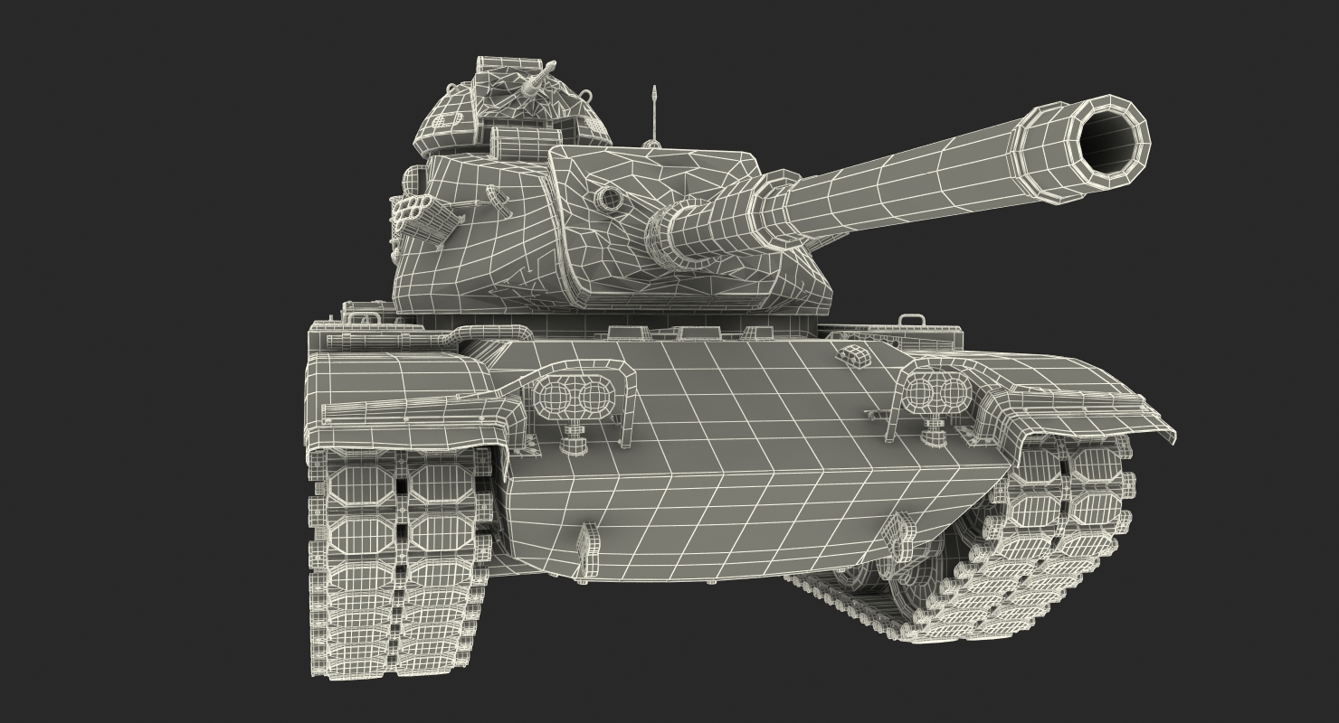 Main Battle Tank M60 Patton 3D