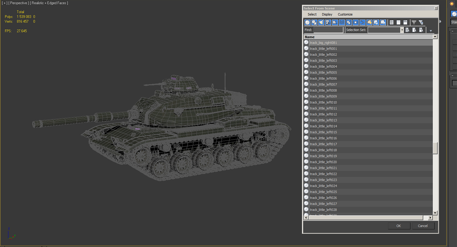 Main Battle Tank M60 Patton 3D