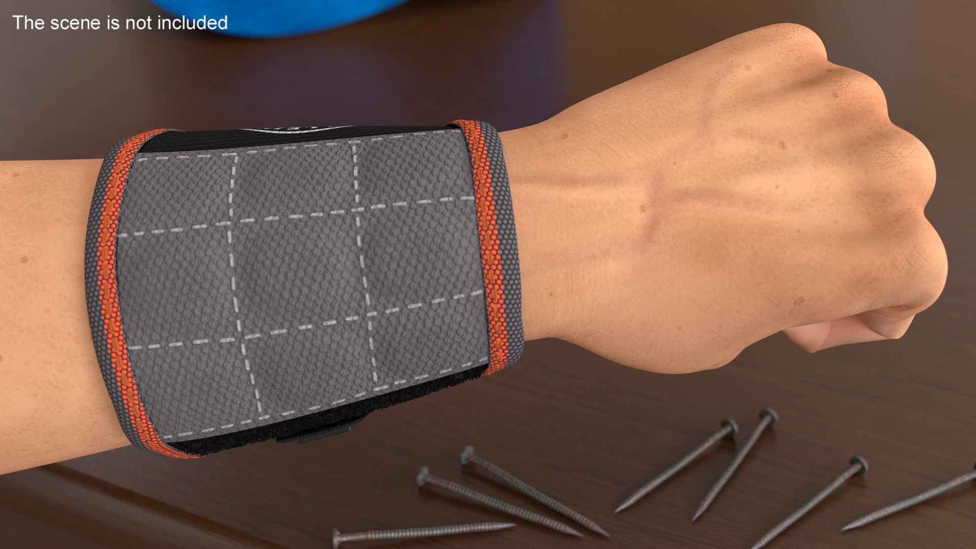 3D Magnetic Wristband on Human Arm