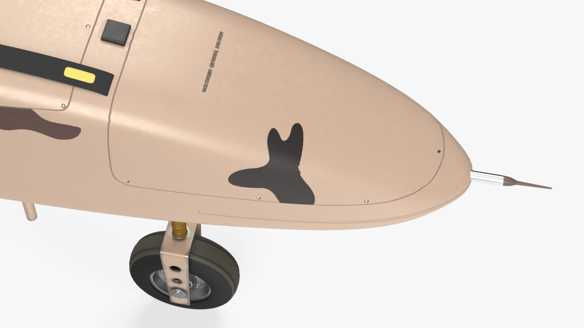 Camouflage Iranian Drone Mohajer-6 3D model
