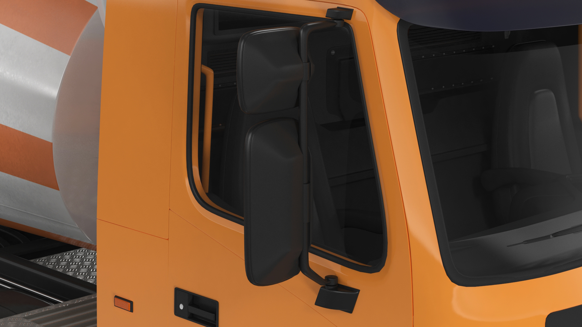 3D Concrete Mixer Truck Rigged for Maya