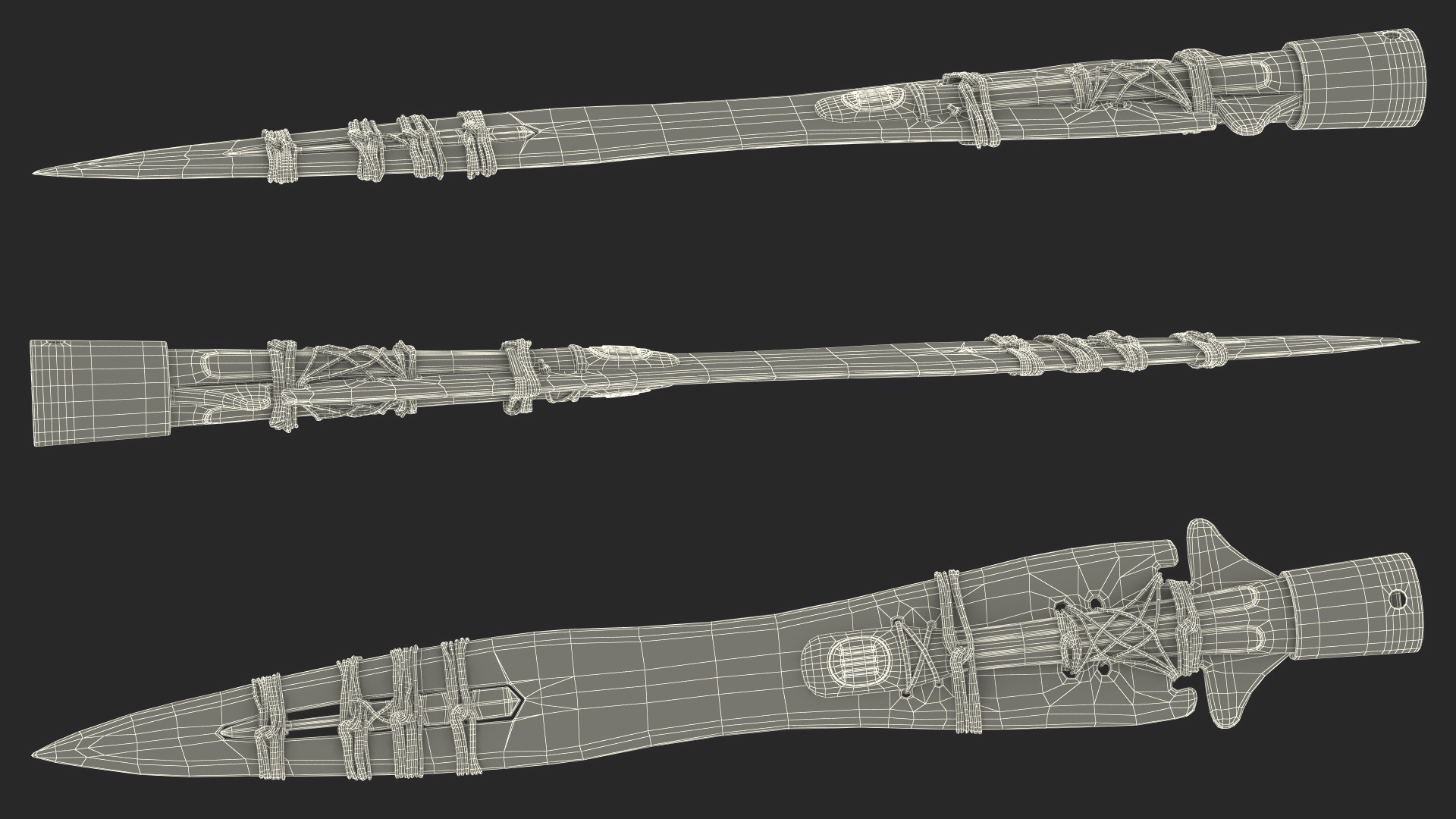 Ancient Roman Spear 3D model