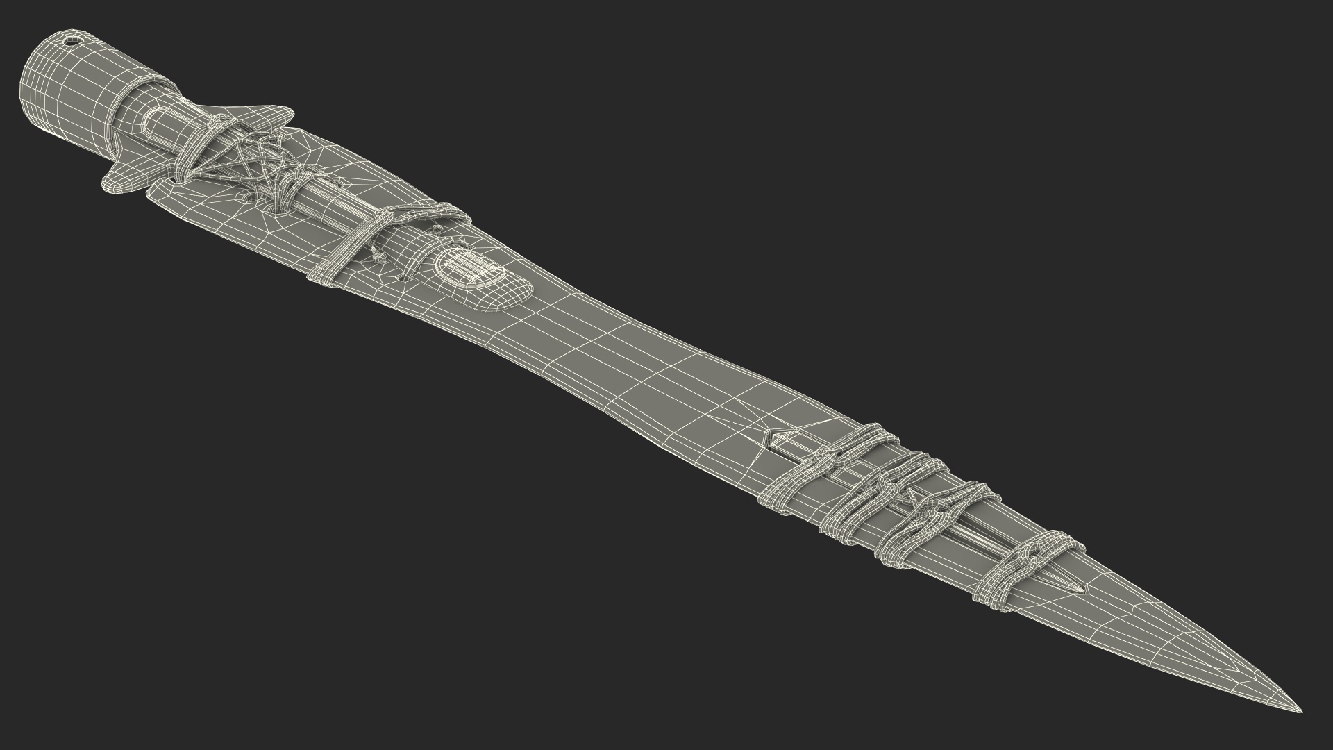 Ancient Roman Spear 3D model