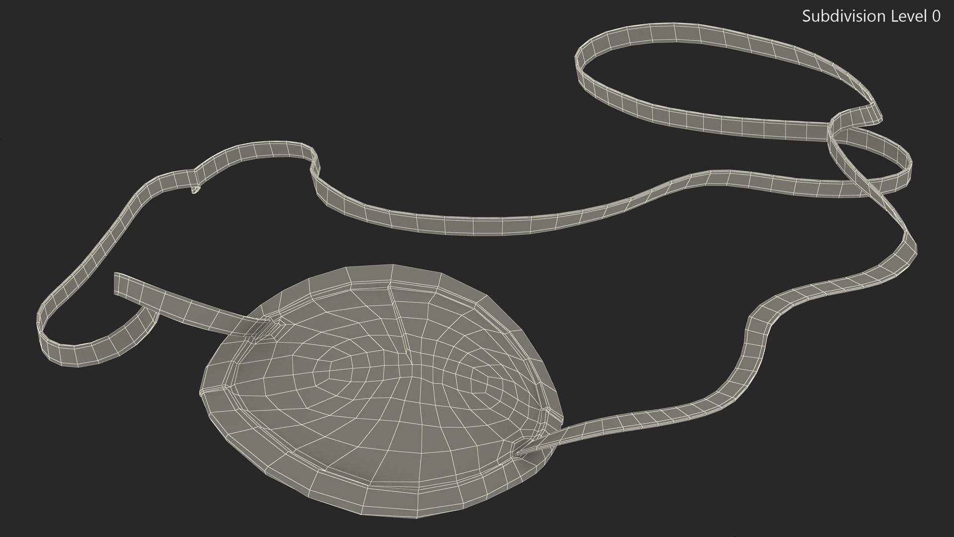 3D Medical Eyepatch Nude