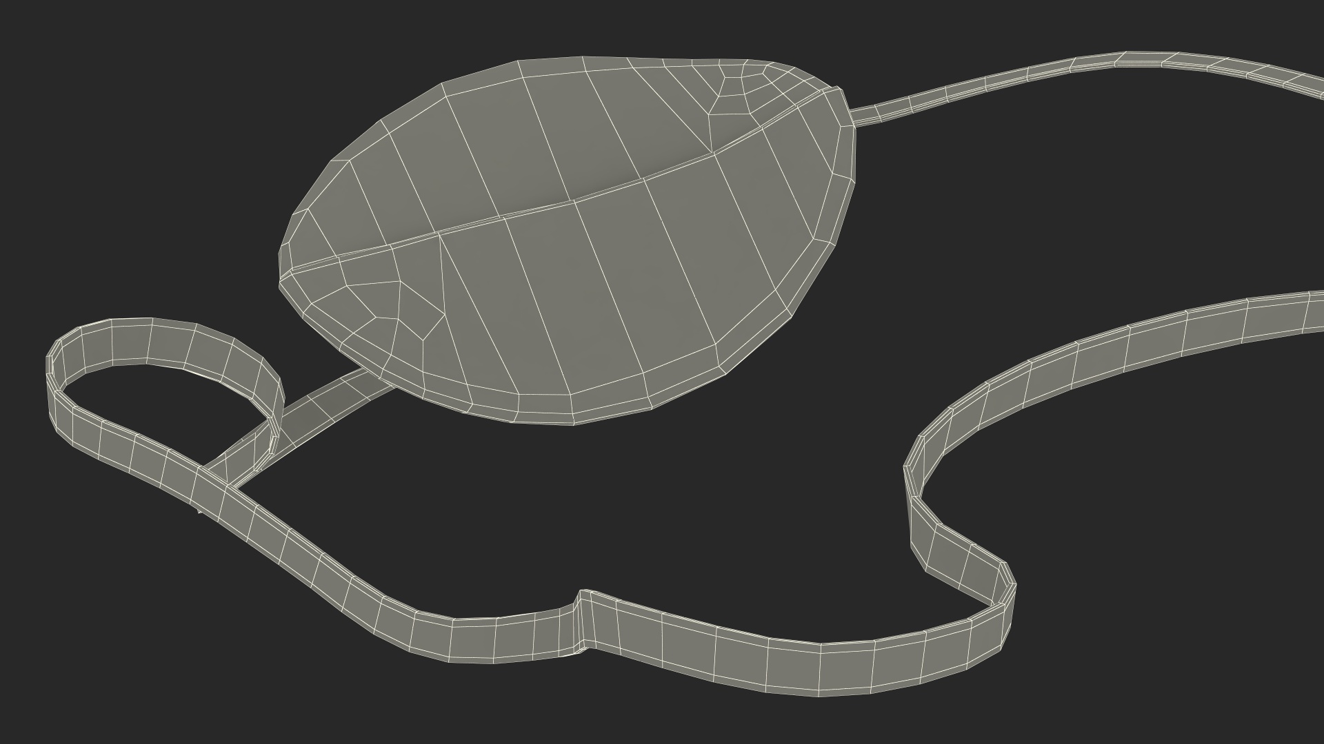 3D Medical Eyepatch Nude