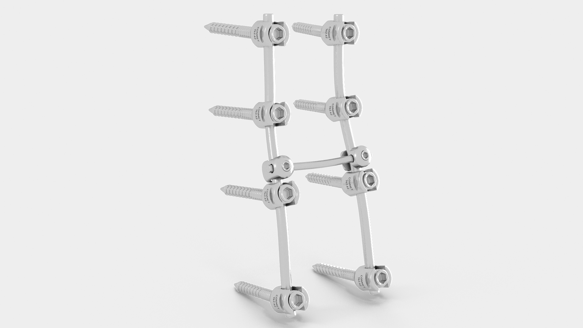 Lumbar Cervical Spine Fixation System 3D
