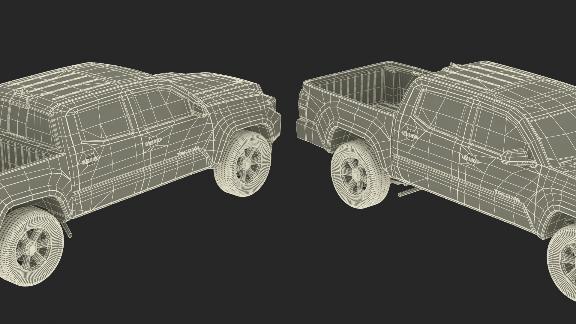 3D model Toyota Tacoma Pickup 2016