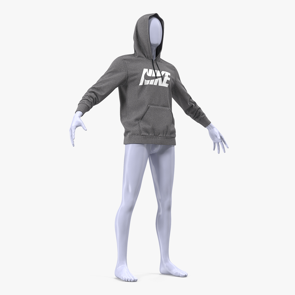 Hoodie Nike Raised Hood on Mannequin, view 5
