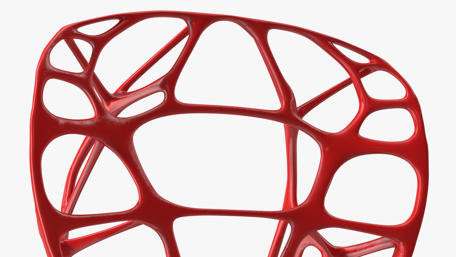 3D model Modern GENERICO Chair Red