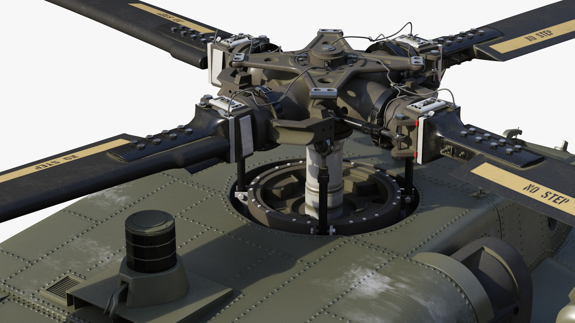 3D Combat Rescue Helicopter Sikorsky HH60 Pave Hawk model