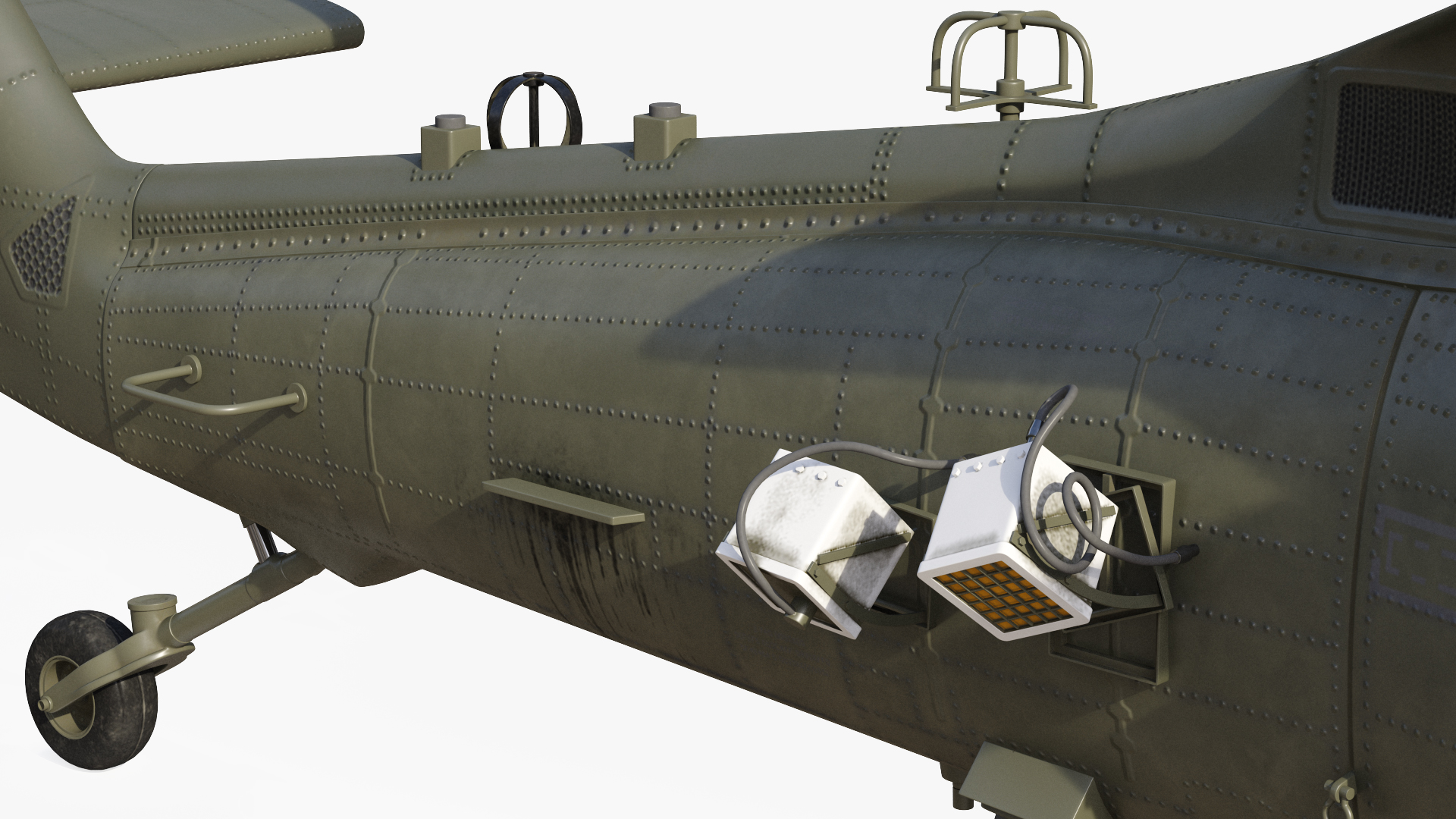 3D Combat Rescue Helicopter Sikorsky HH60 Pave Hawk model