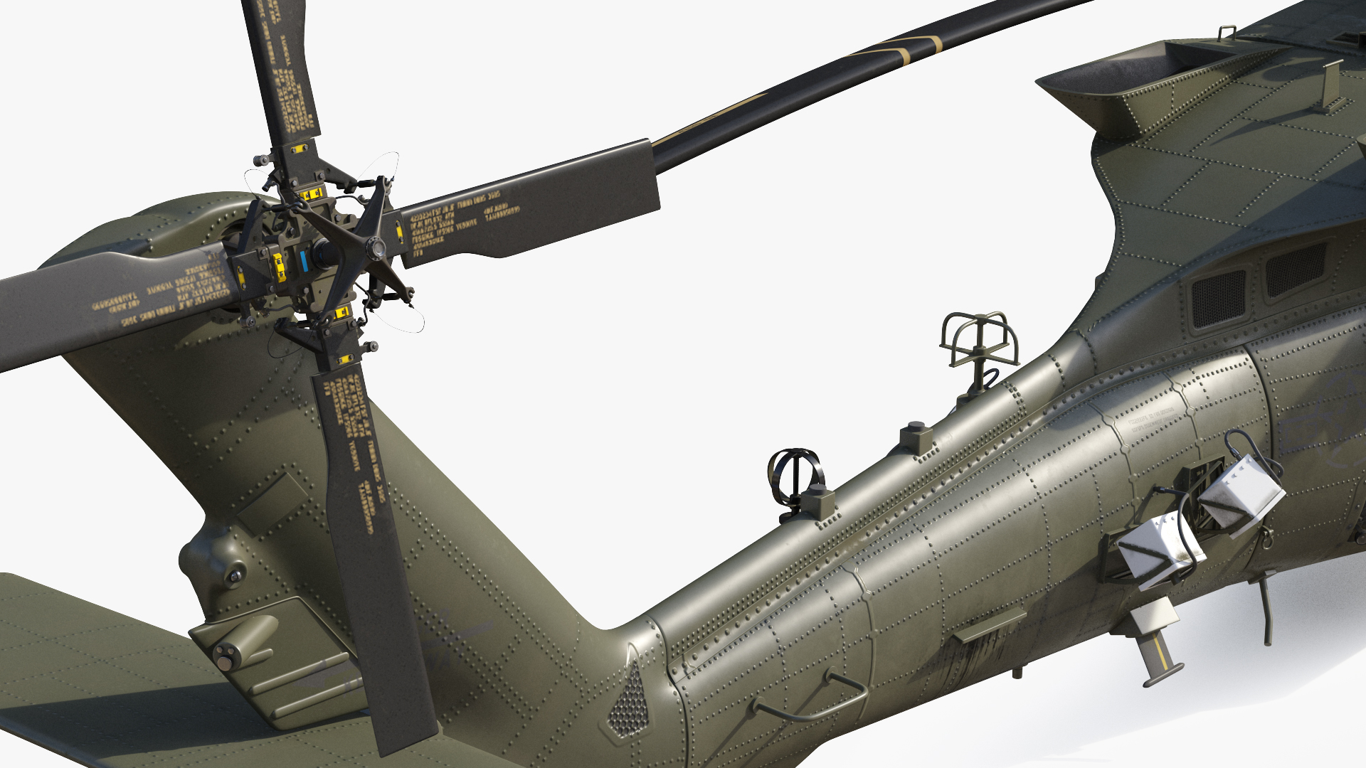 3D Combat Rescue Helicopter Sikorsky HH60 Pave Hawk model