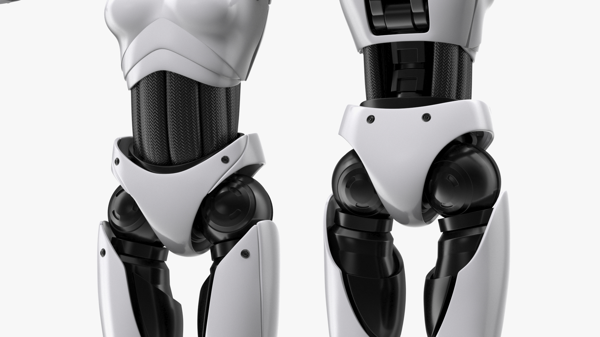 Cyborg Female TPose 3D model
