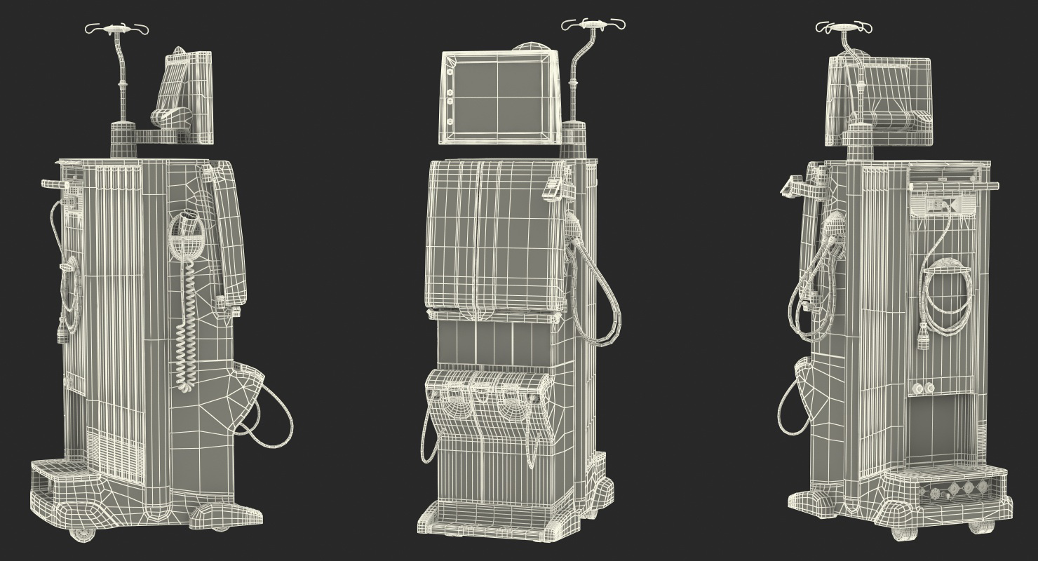 Fresenius 5008 Cordiax Dialysis Machine 3D model