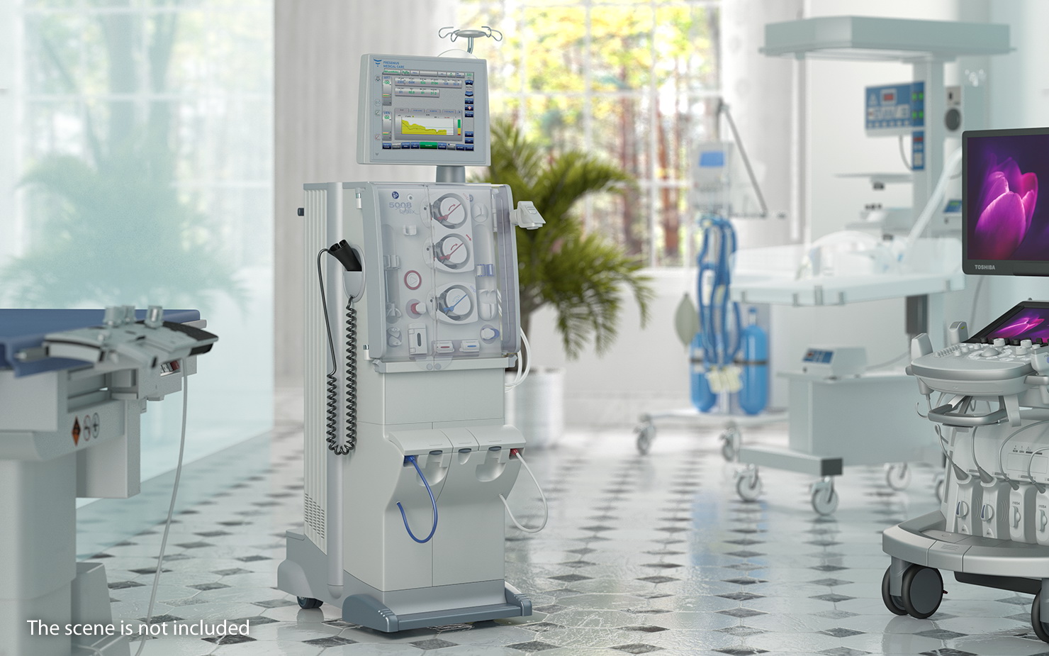 Fresenius 5008 Cordiax Dialysis Machine 3D model