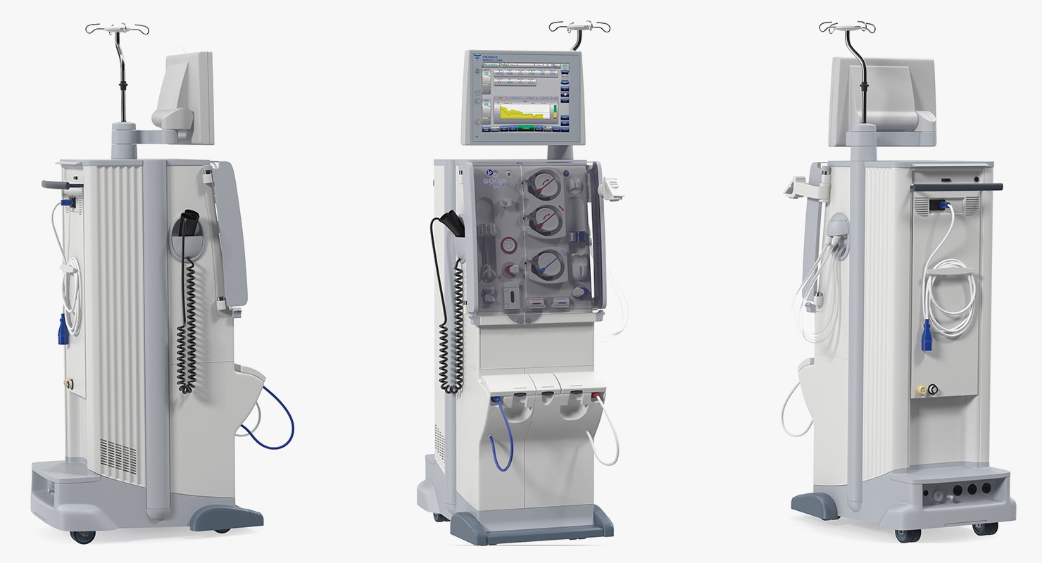 Fresenius 5008 Cordiax Dialysis Machine 3D model