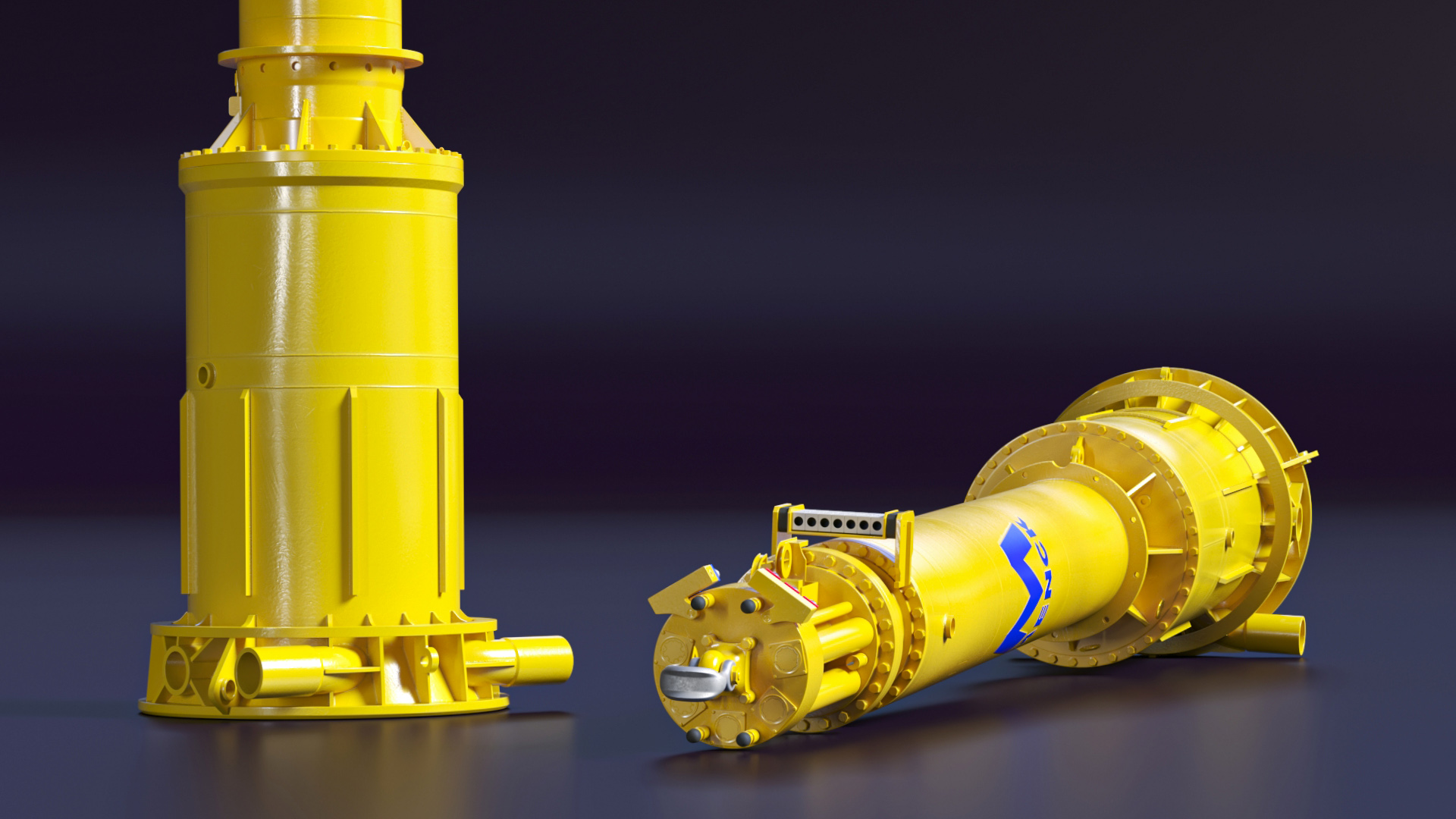 3D Offshore Piling System MENCK model