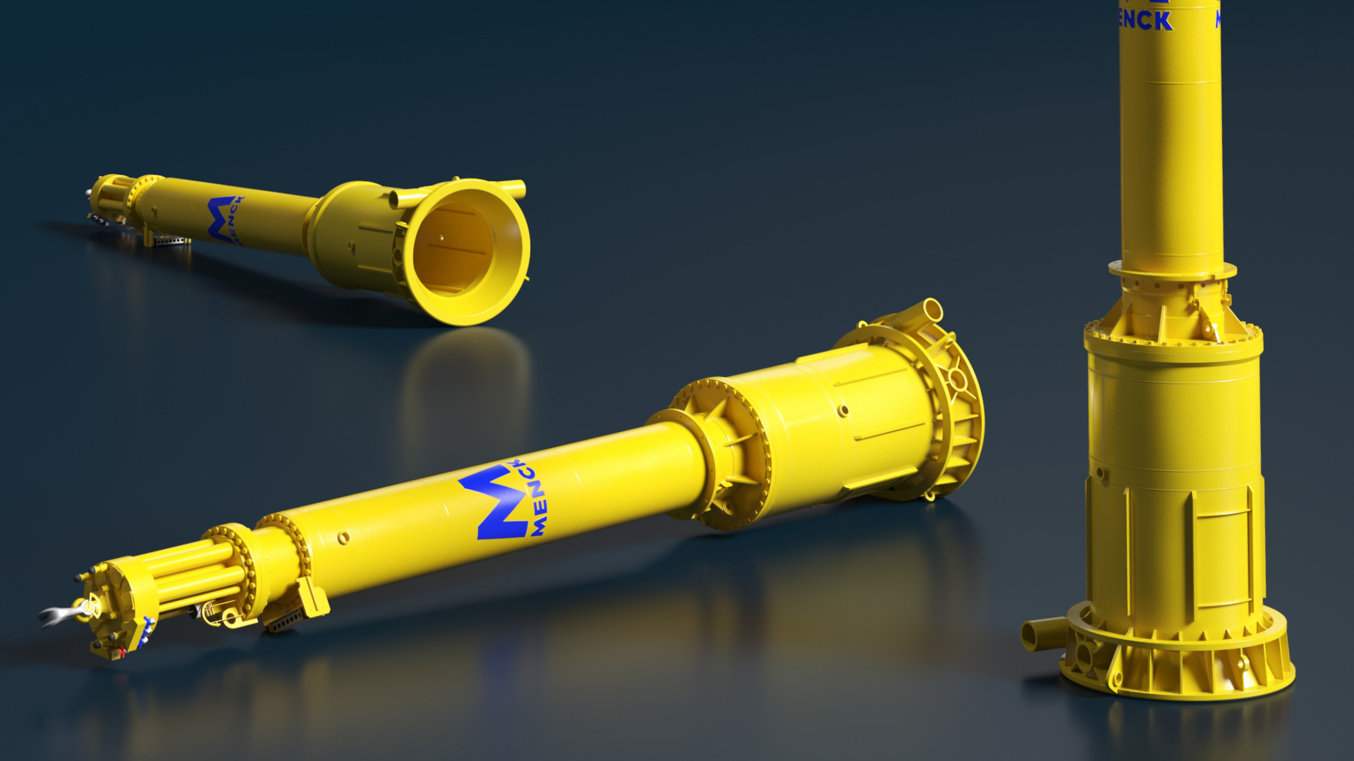 3D Offshore Piling System MENCK model