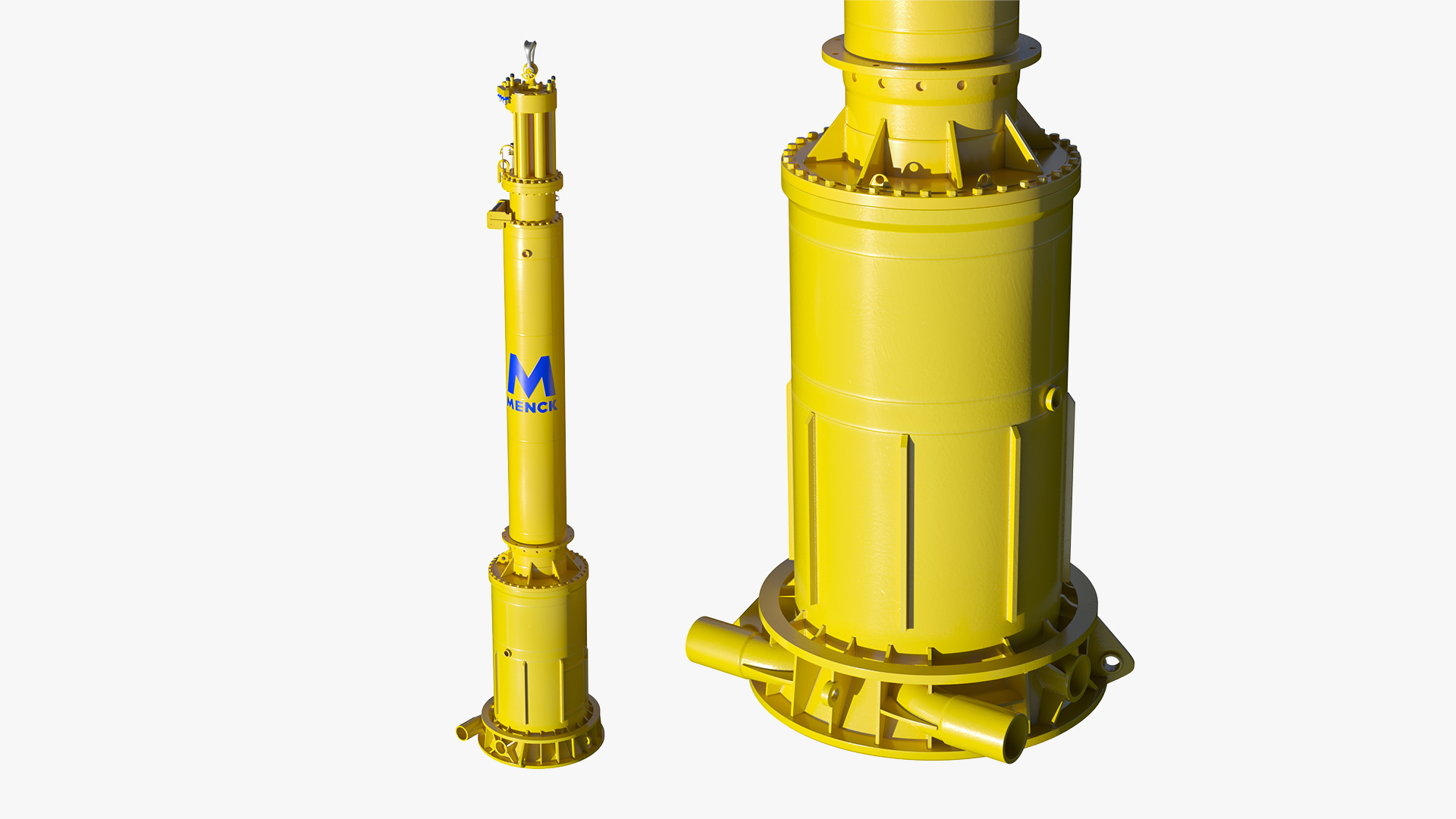 3D Offshore Piling System MENCK model