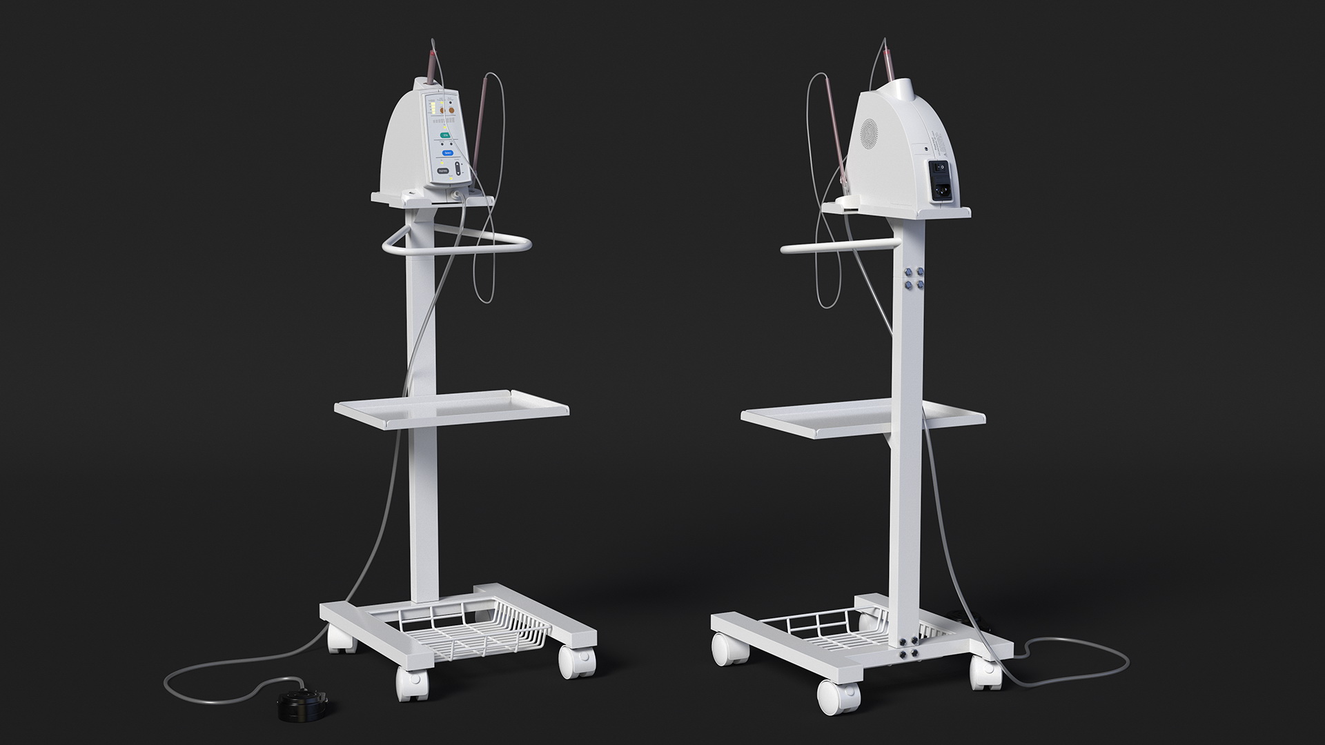 Dental Anesthesia System on Cart 3D