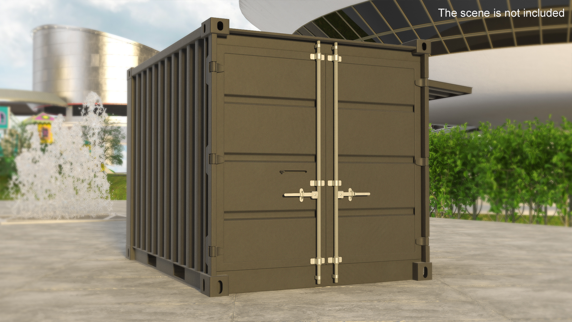 Outdoor Container Coffee Shop 3D model