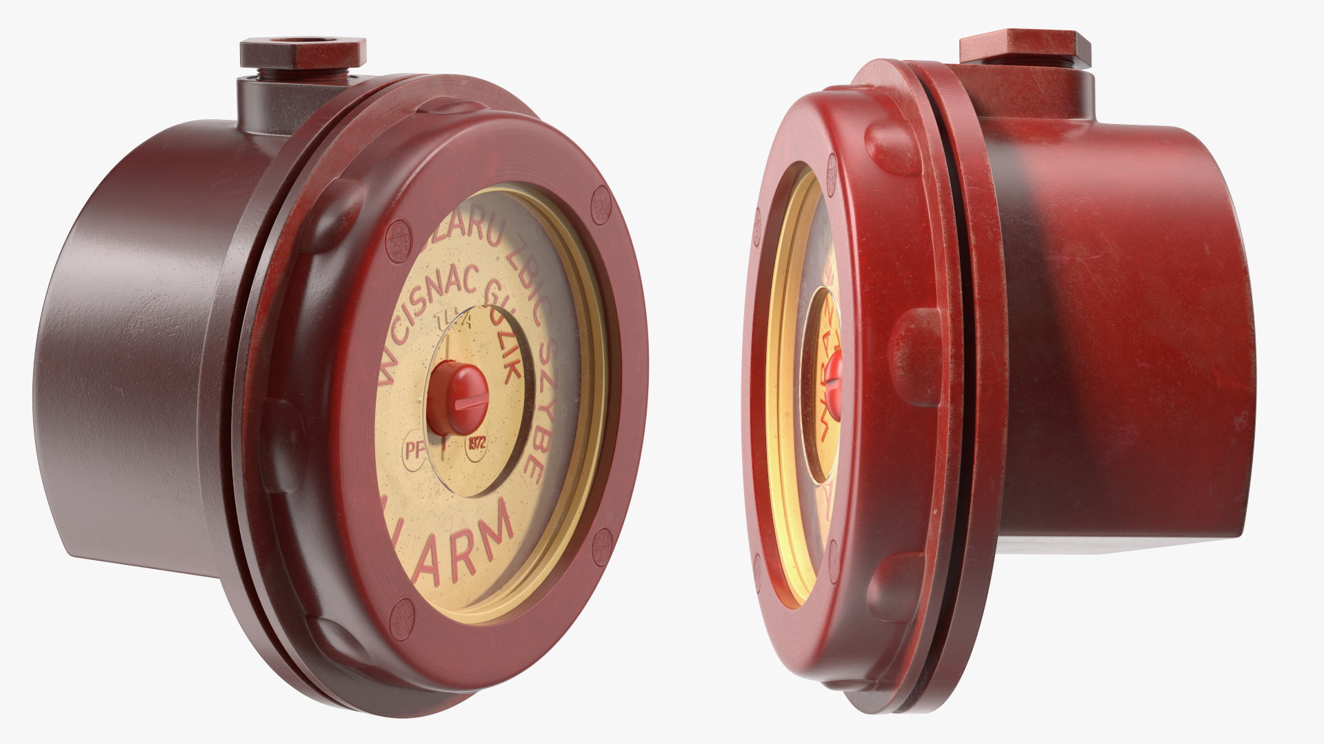 3D model Vintage alarm button