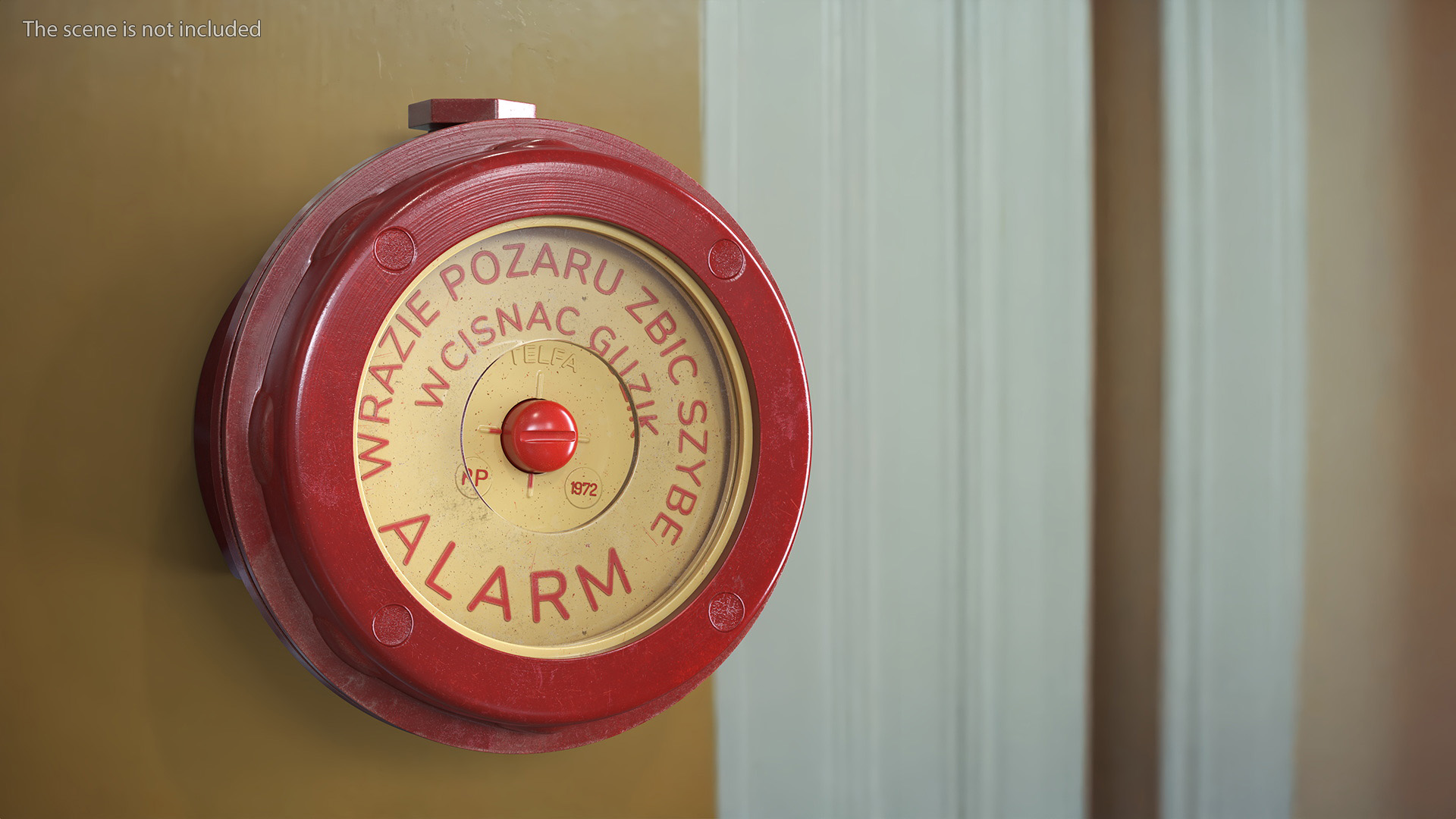 3D model Vintage alarm button