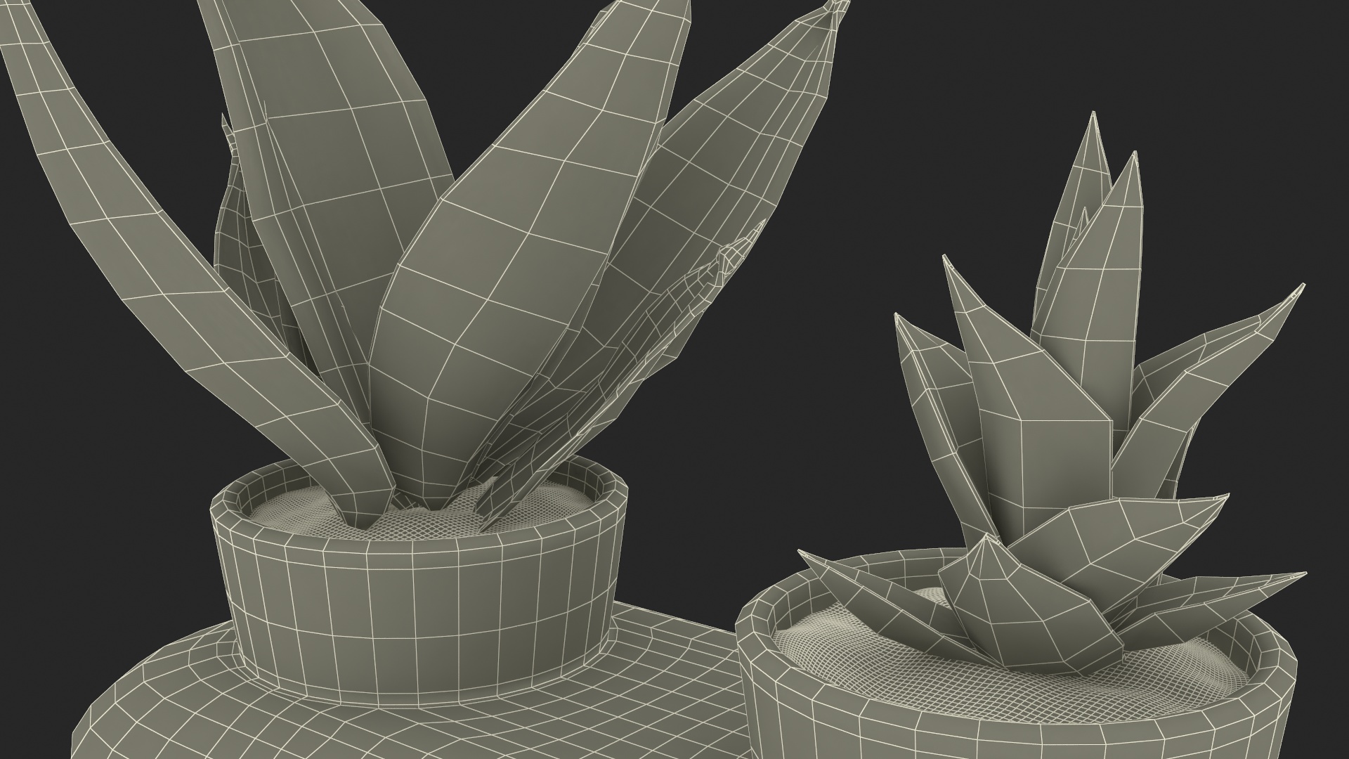3D model Double Herb Pot Sagaform Green