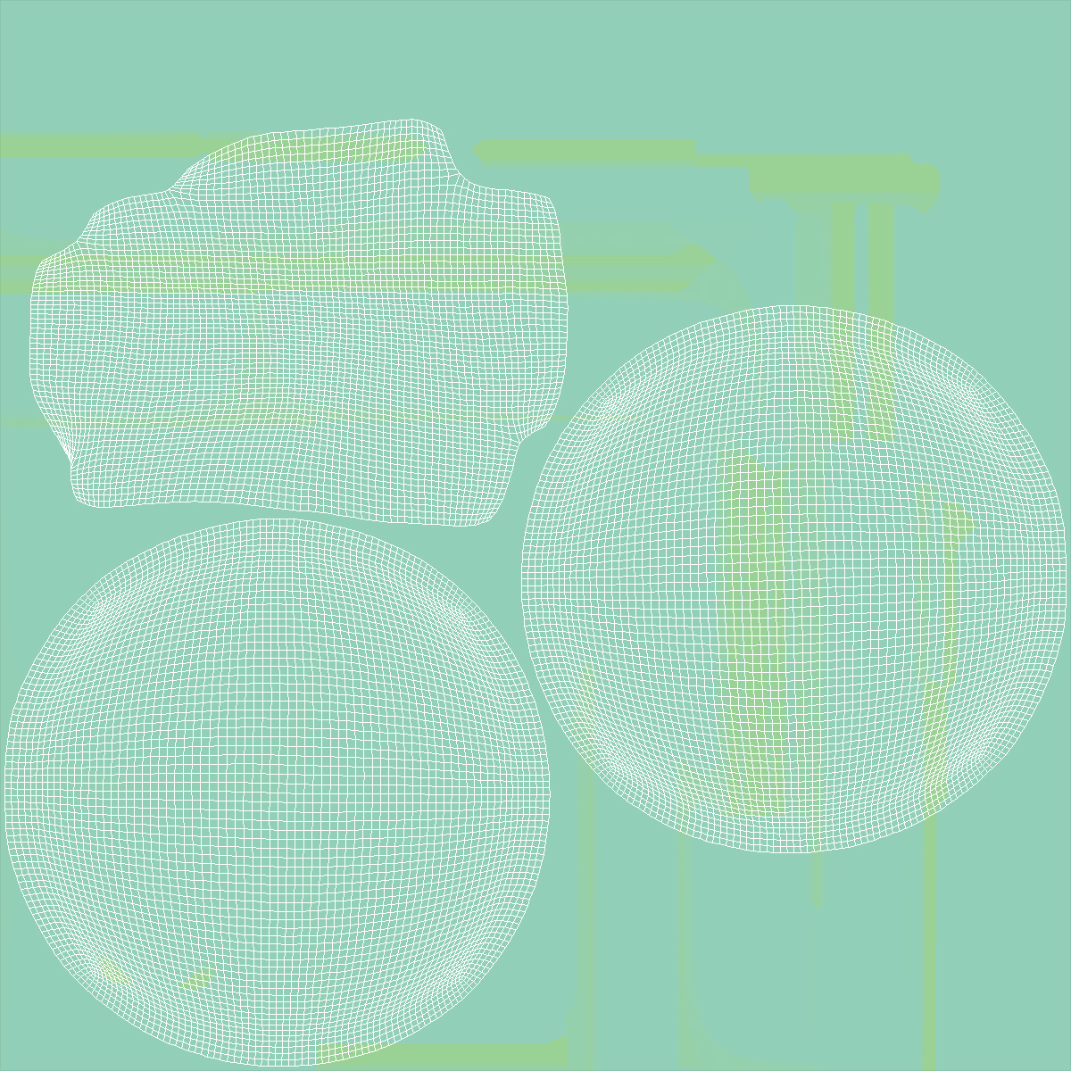 3D model Double Herb Pot Sagaform Green