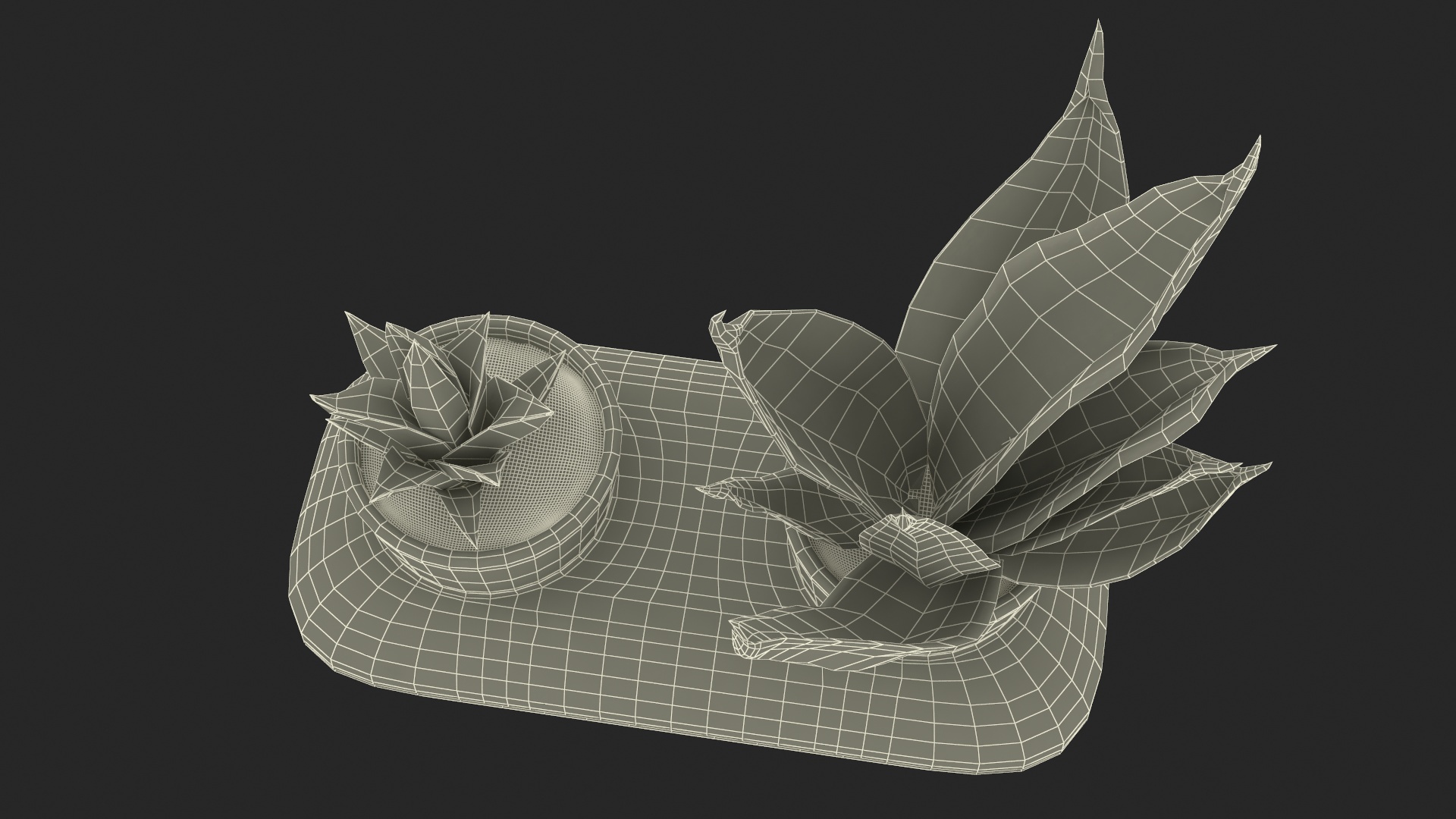3D model Double Herb Pot Sagaform Green