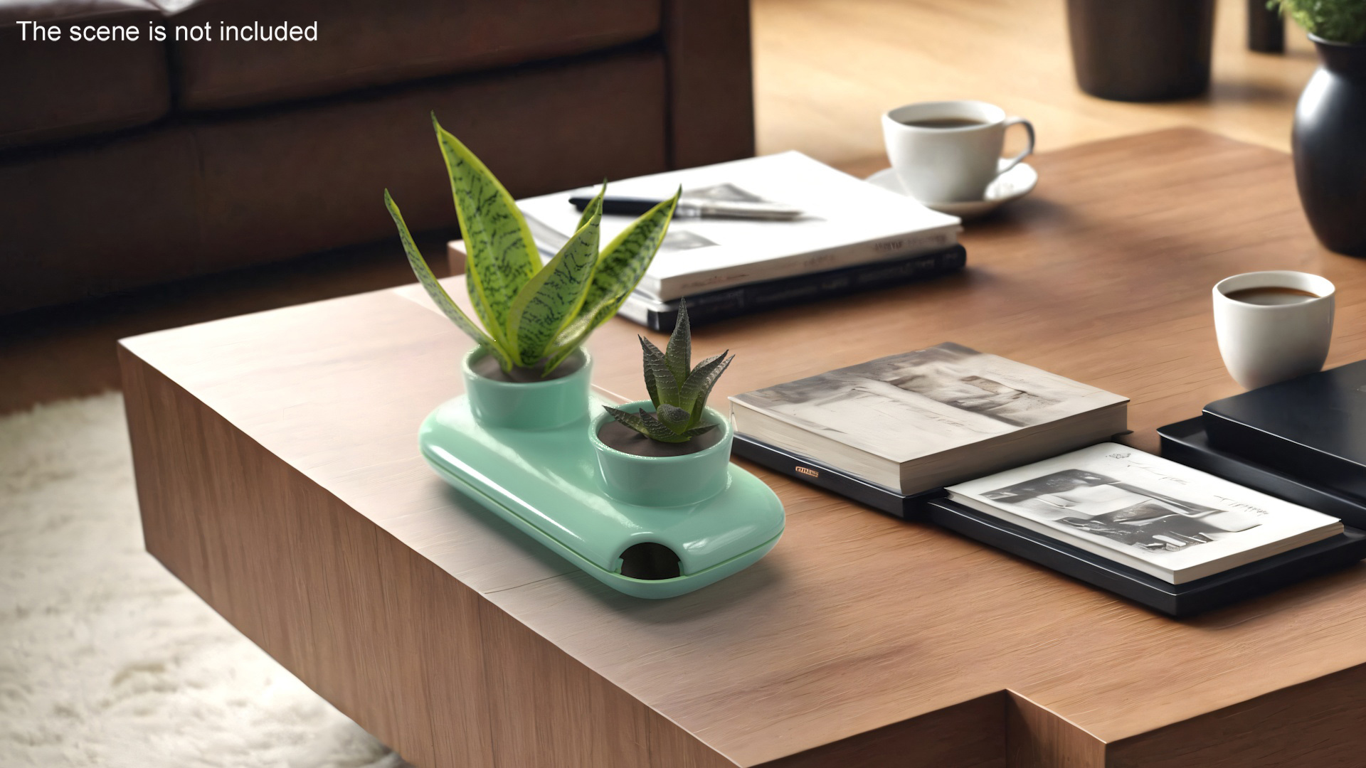 3D model Double Herb Pot Sagaform Green