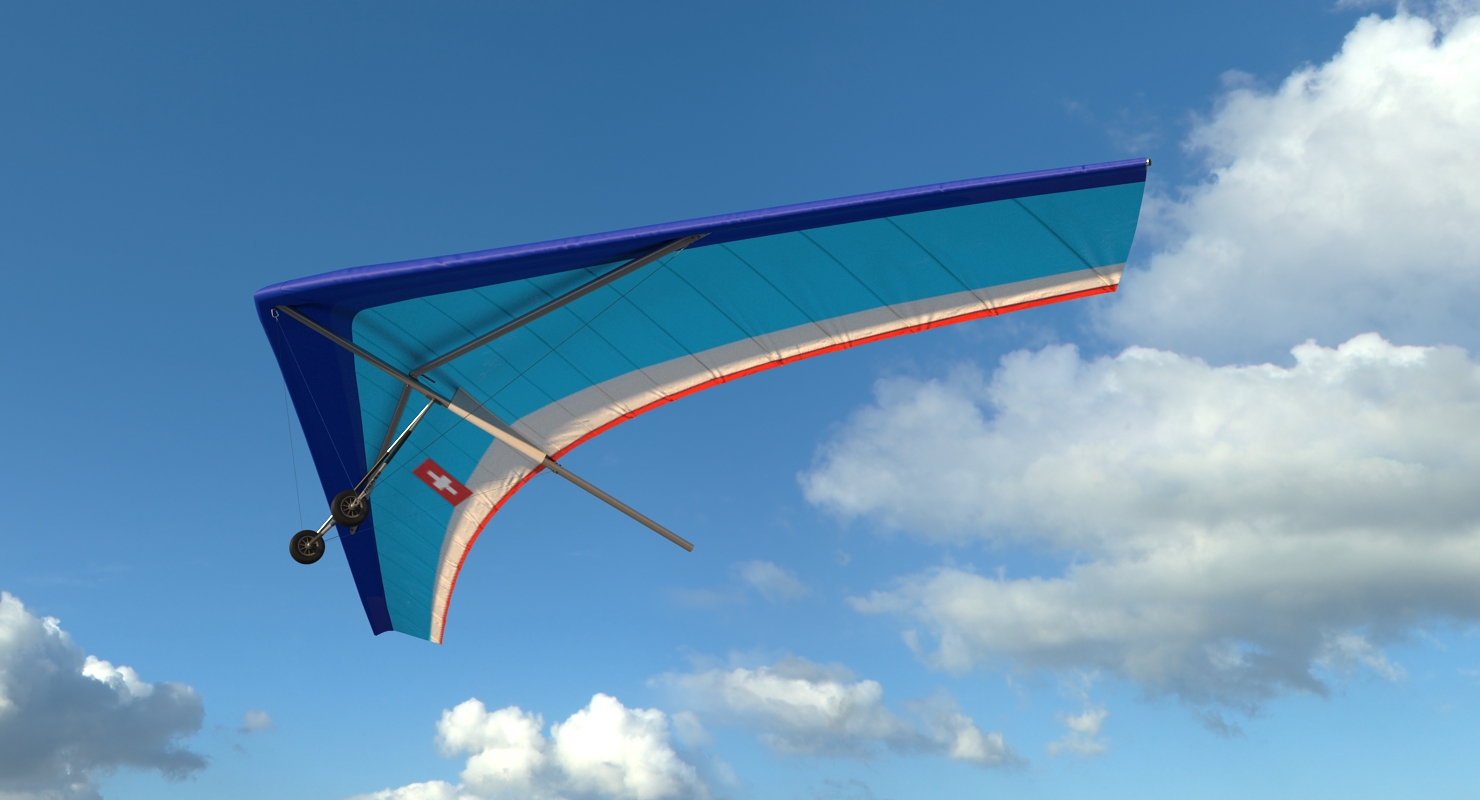 3D model Flexible Wing Hang Glider