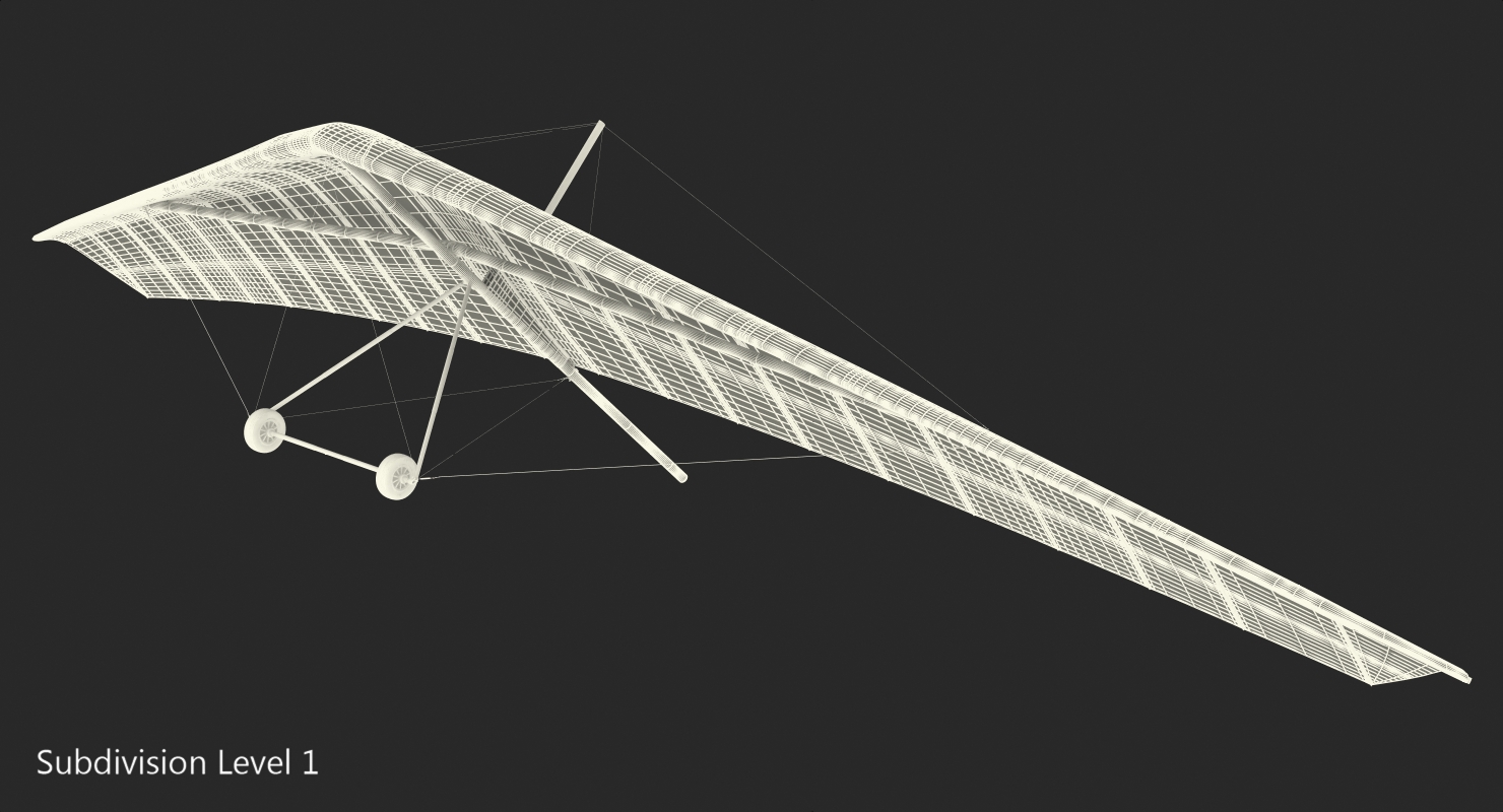 3D model Flexible Wing Hang Glider