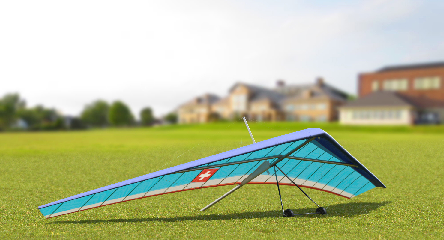 3D model Flexible Wing Hang Glider