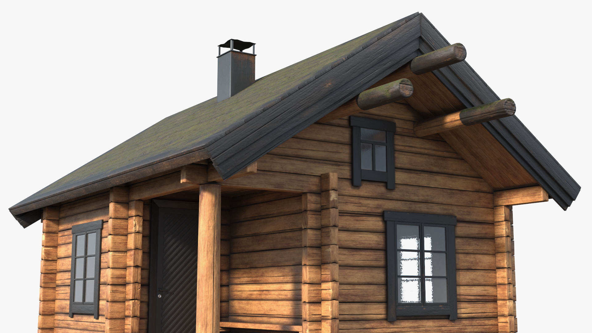 3D model Wooden Hunting House