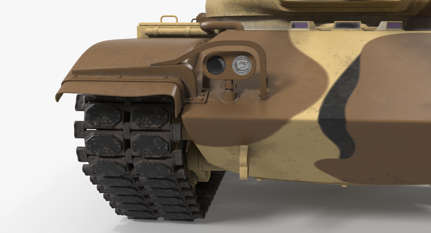 M60A3 Patton Rigged 3D model