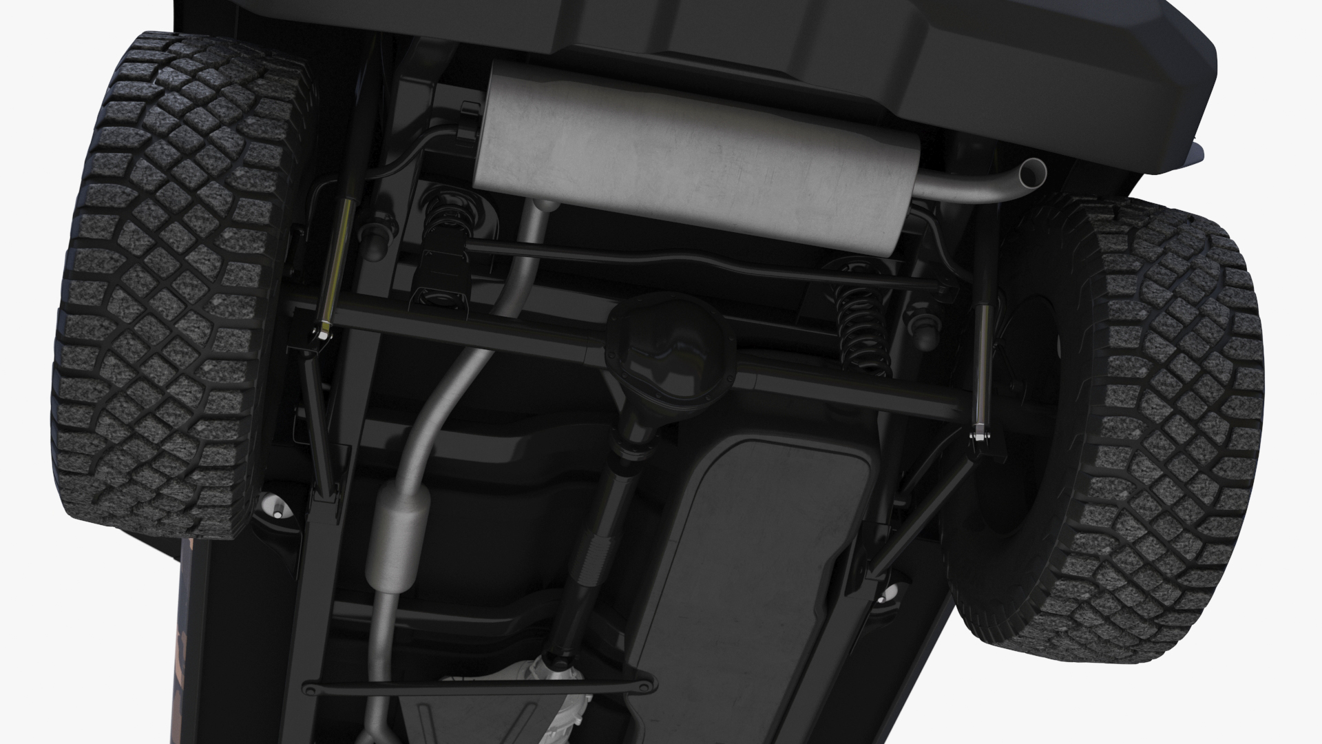 4X4 Ford Bronco Two Door Camouflage Rigged 3D