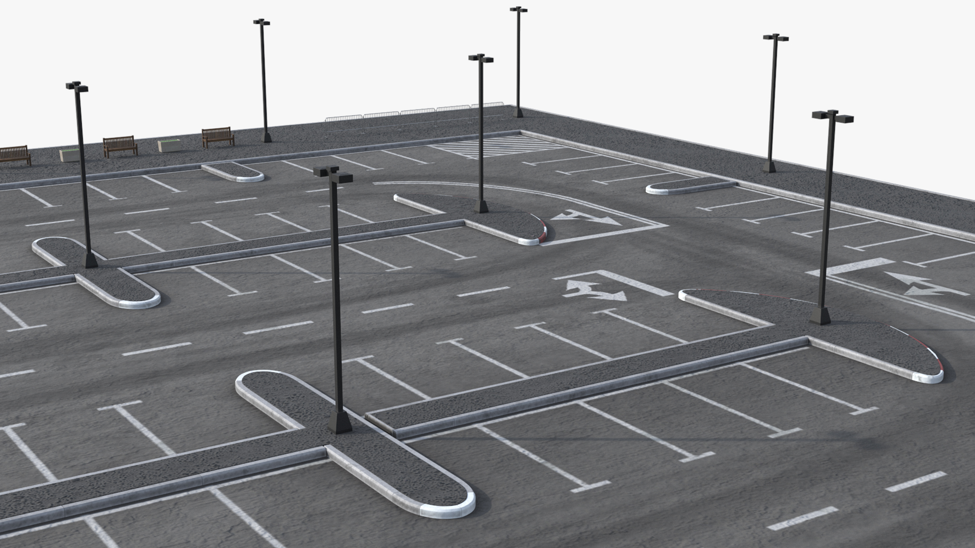 Control Security Booth in Car Parking, view 7