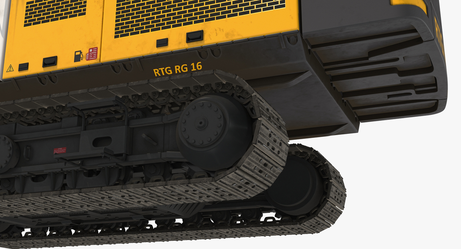 3D model Bauer RG16T Pile Driver Folded