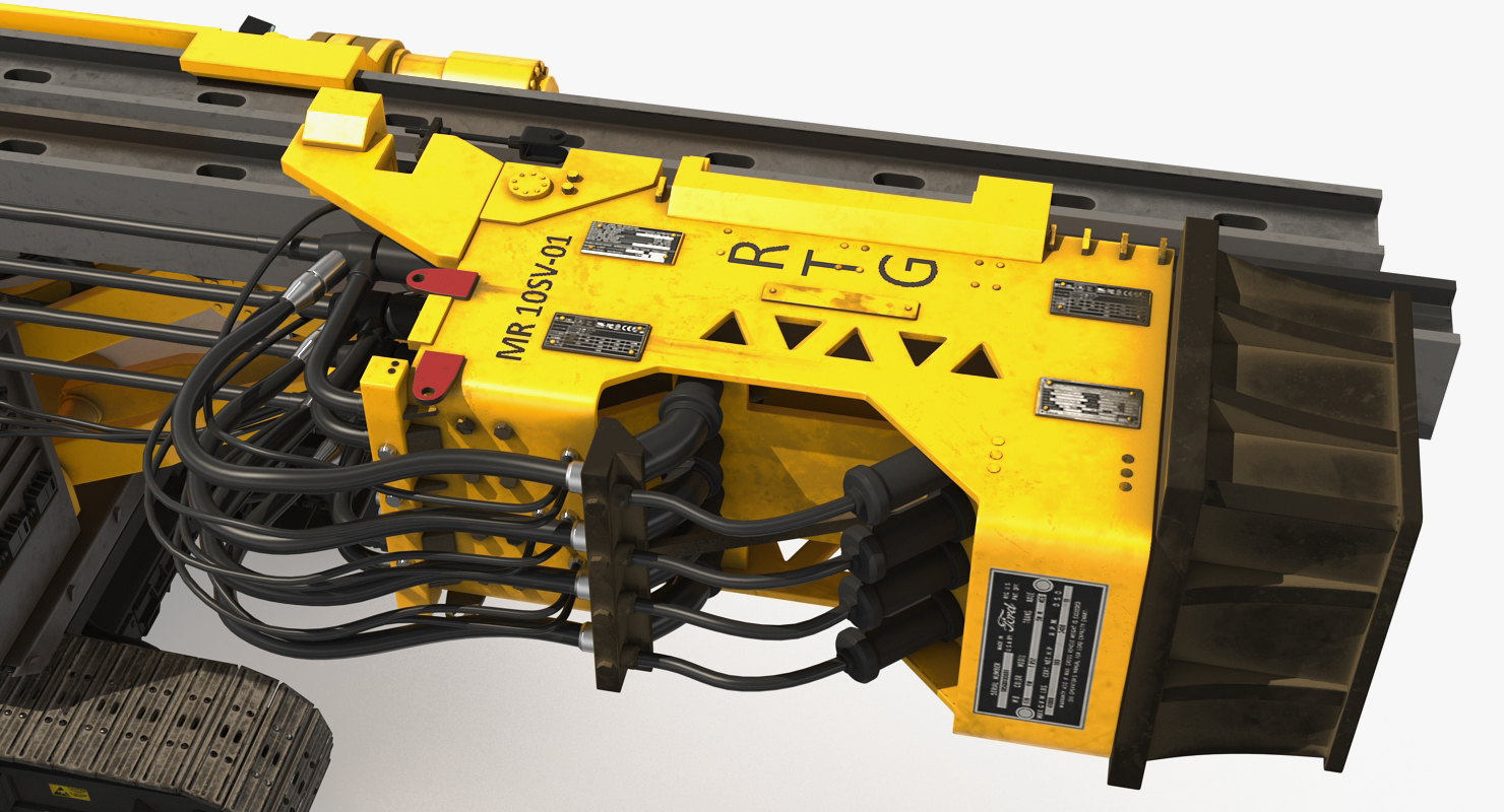 3D model Bauer RG16T Pile Driver Folded